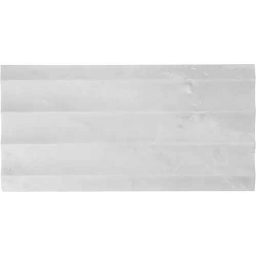 Carver Fluted Dimensional Honed Alaska White 12" x 24"