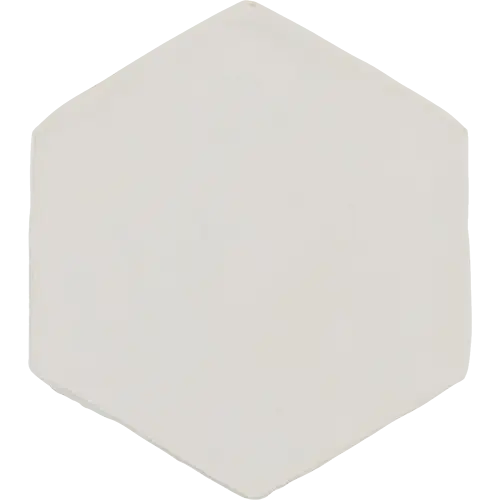 Clay House 4" Hex White
