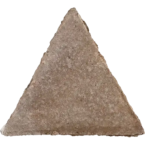 Clay House 6" Triangle Gray