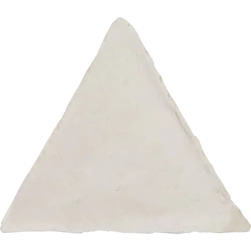 Clay House 6" Triangle White