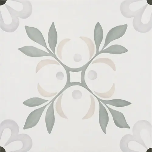 Dhar Blossom Green 9" x 9"