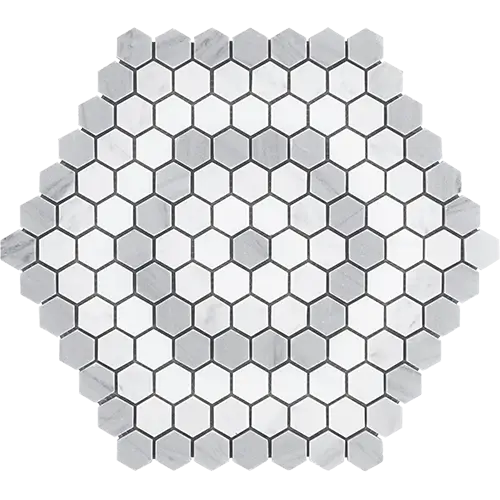 Helios Honeycomb Gray and White
