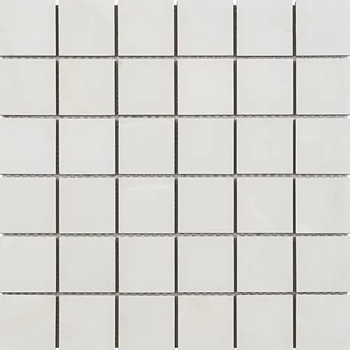 Lithe Aztex Onyx Bianco 2" x 2" Matte Mosaic