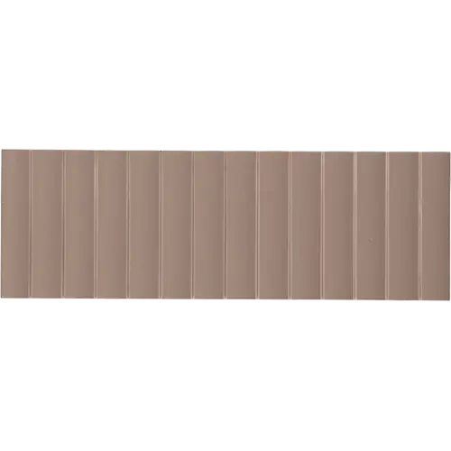 Saera Ribbed Taupe 4" x 12"