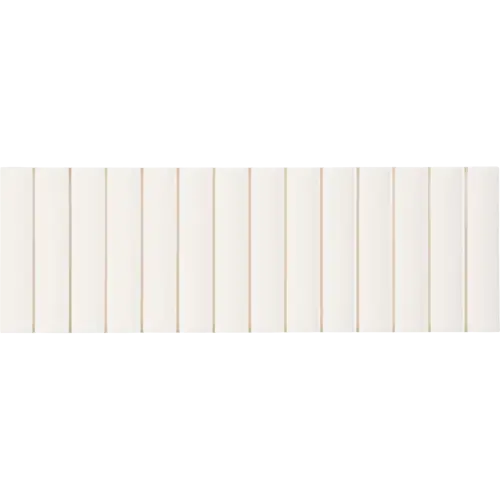 Saera Ribbed White 4" x 12"