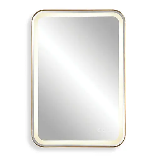 Crofton Lighten Brass Vanity Mirror