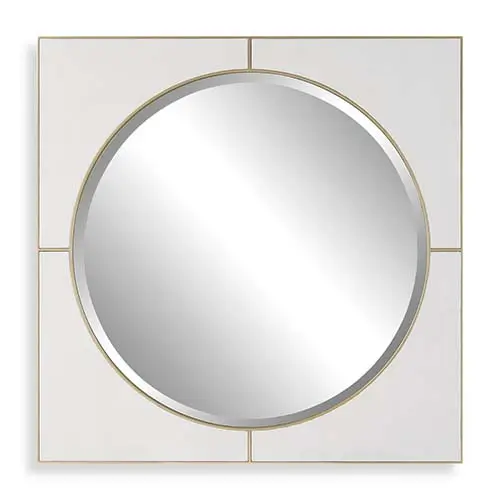 Cyprus Square White Mirror