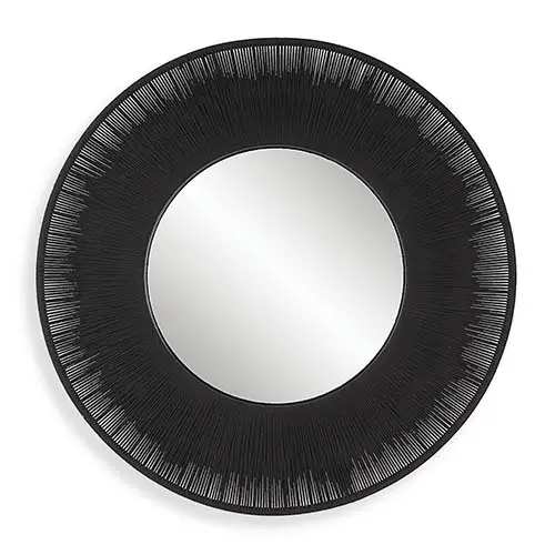 Sailor's Knot Round Black Mirror
