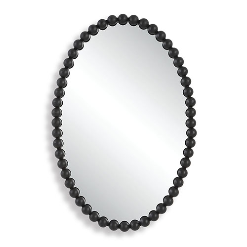 Serna Oval Black Mirror