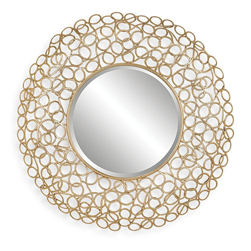 Swirl Round Mirror