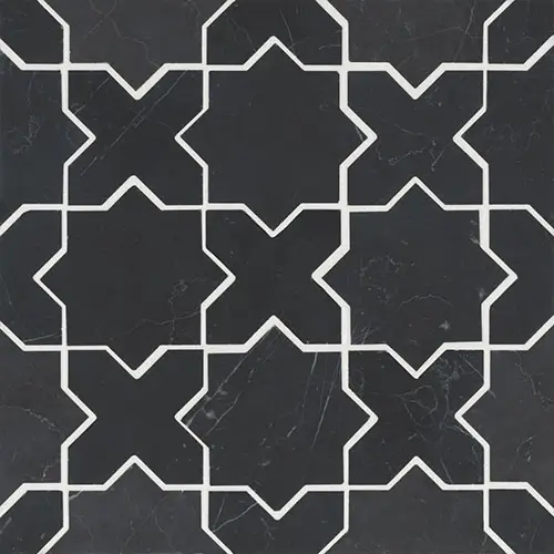 Monet Mosaic 6 Nero Marquina