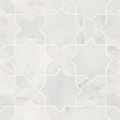 Monet Mosaic 6 Oriental White