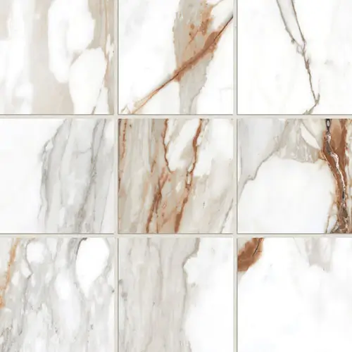 Prati Honed 4" x 4" Mosaic Calacatta Macchia Vecchia