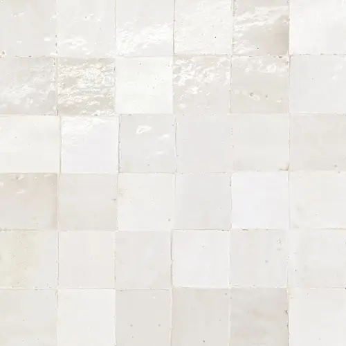 Zagora 2" x 2" Mosaic Blanc