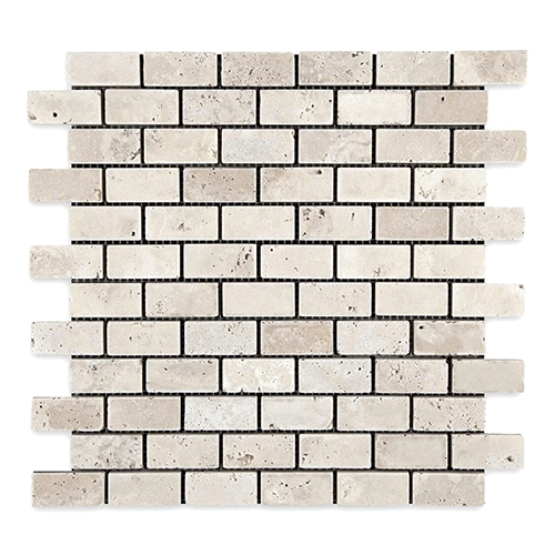 Ivory Premium - Brick 1" x 2" Tumbled