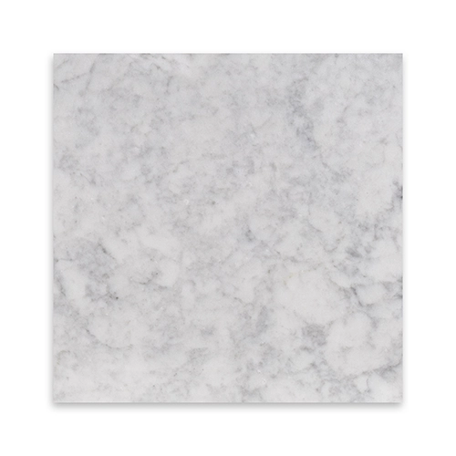 White Carrara 18" x 18" Honed