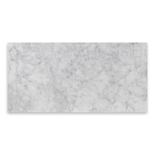 White Carrara 18" x 36" Honed