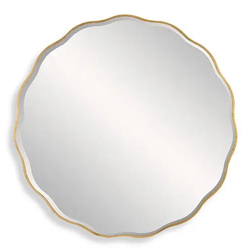 Aneta Large Round Gold Mirror