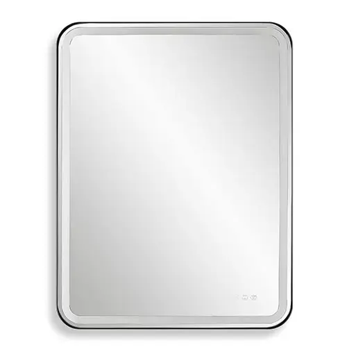 Crofton Lighted Large Black Mirror