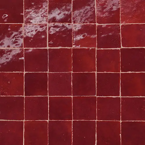 Zagora 2" x 2" Mosaic Rouge