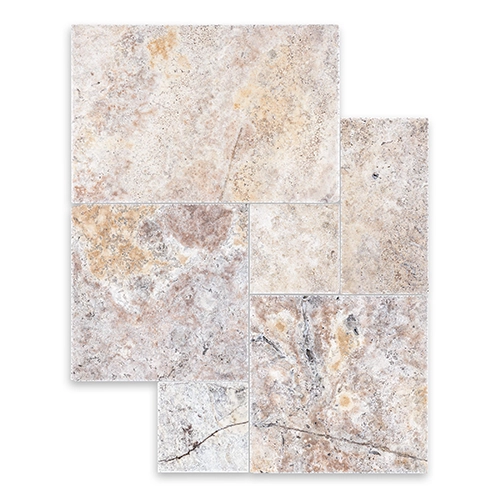 Silver Premium - Versailles Pattern Set Tumbled