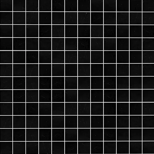 Absolute Black Granite 1" x 1" Mosaic