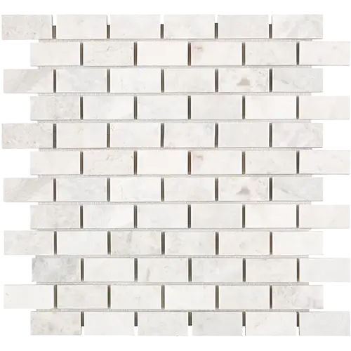 Bianco Congelato 1" x 2" Brick Mosaic