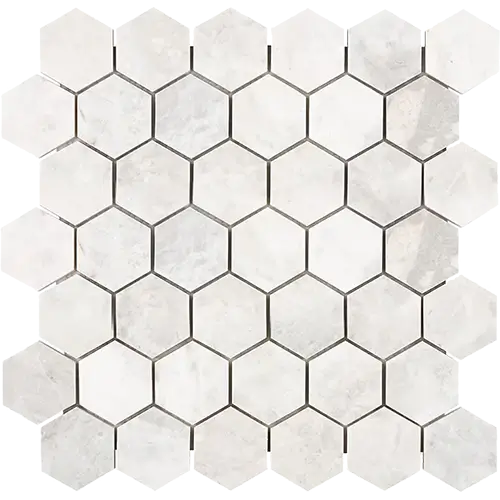 Bianco Congelato 2" Hex