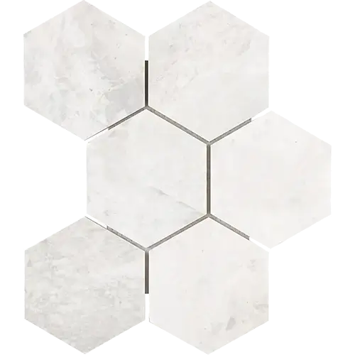 Bianco Congelato 4" Hex