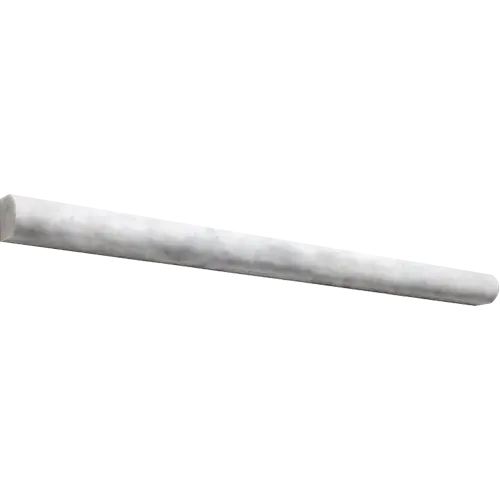 Bianco Congelato Bullnose 3/4" x 12"