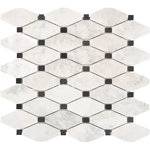 Bianco Congelato Octave w/ Black