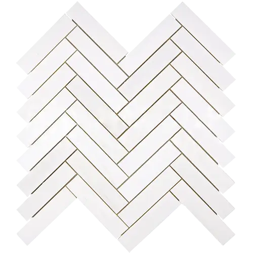 Bianco Dolomiti 1" x 4" Herringbone