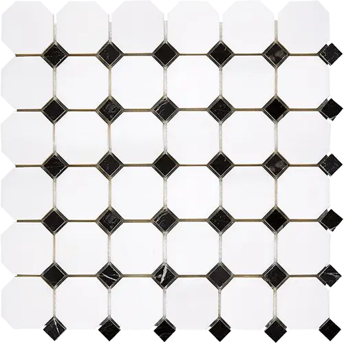 Bianco Dolomiti Octagon w/ Black