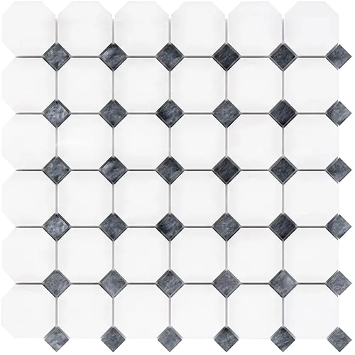 Bianco Dolomiti Octagon w/ Blue-Gray
