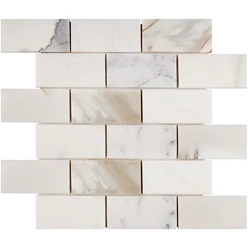 Calacatta Gold 2" x 4" Brick