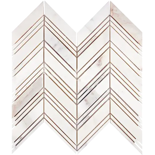 Calacatta Gold Large Chevron Calacatta Gold