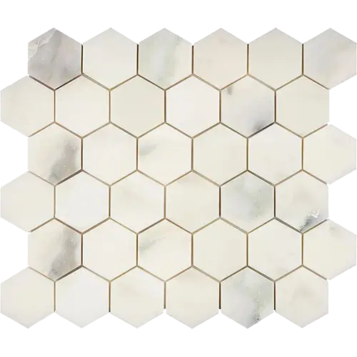 Calacatta Oliva 2" Hex