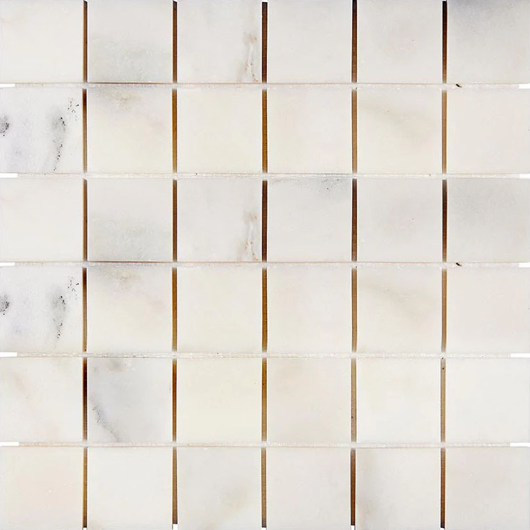 Calacatta Oliva 2" x 2" Mosaic