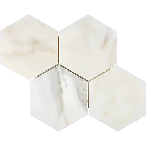 Calacatta Oliva 6" Hex