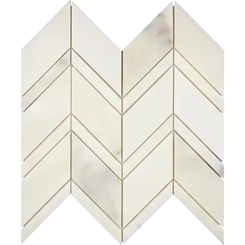Calacatta Oliva Chevron