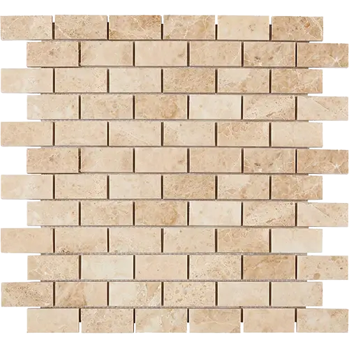 Cappuccino Polished 1" x 2" Brick