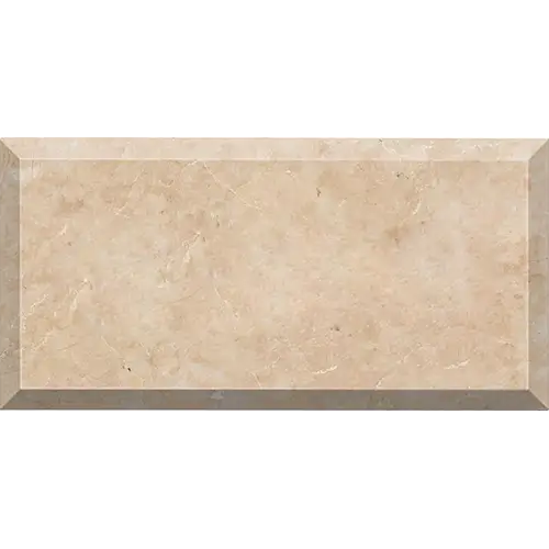 Cappuccino Polished Deep-Beveled 3" x 6"