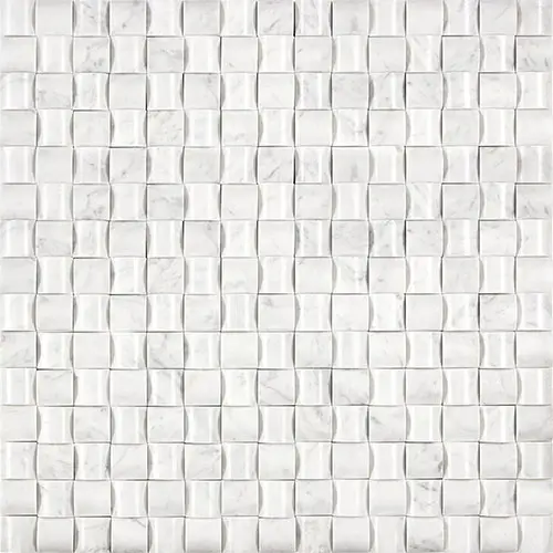 Carrara White 3-D Small-Bread