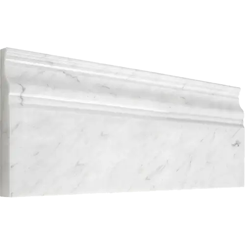 Carrara White Baseboard 4 3/4"x 12"