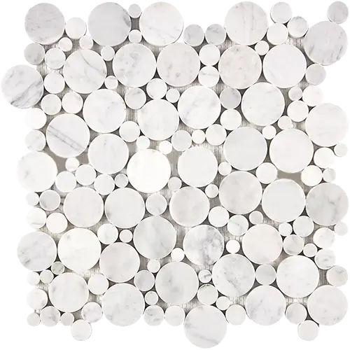 Carrara White Bubbles