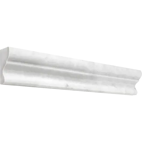Carrara White Crown Mercer Molding 2" x 12"