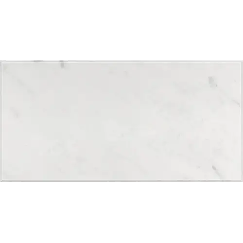 Carrara White Micro-Beveled 12" x 24"