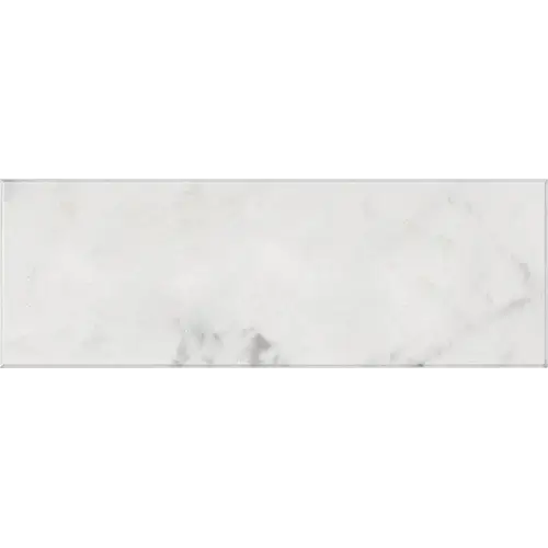 Carrara White Micro-Beveled 4" x 12"