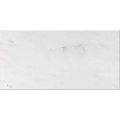 Carrara White Micro-Beveled 6" x 12"