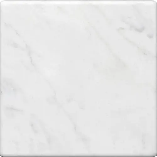 Carrara White Tumbled 4" x 4"